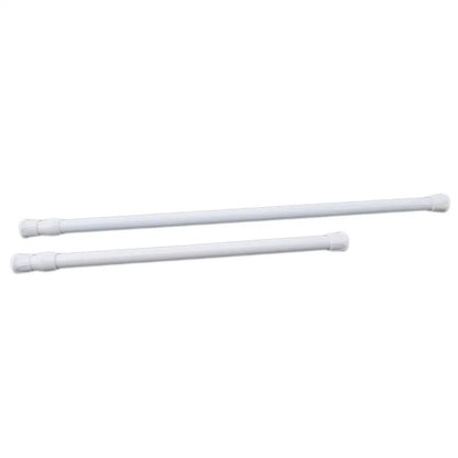 1Pc New Retail Adjustable Spring Loaded Bathroom Shower Curtain Rod Tension Extendable Telescopic Poles Rail Hanger
