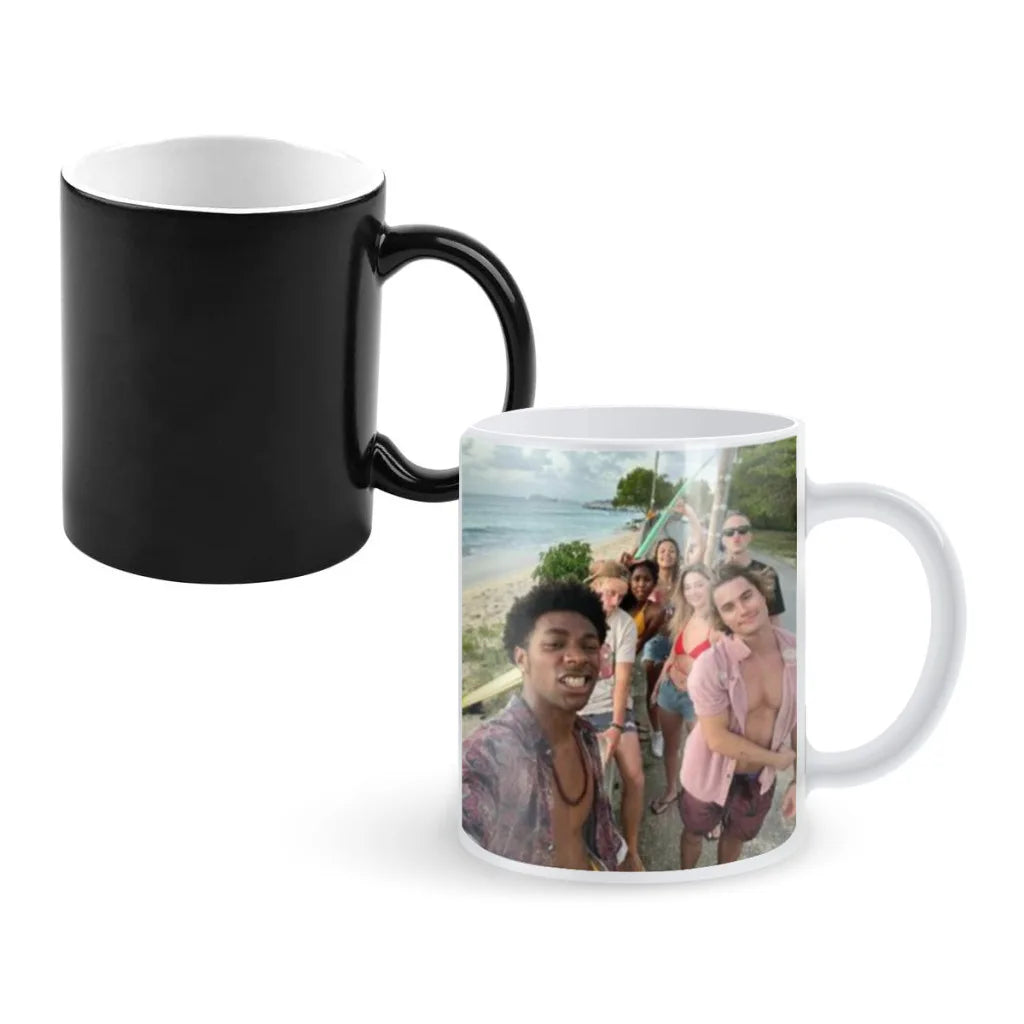 O-Outer Banks Anime Creativity Change Color Chang mug Ceramic mug Hot Coffee Cup Breakfast Cup mug Friend Gift