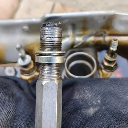 Reverse Thread Tool For Removing Broken Spark Plugs Easy Removal Broken Screws Inverted Cones Hexagons Car Repair Tool