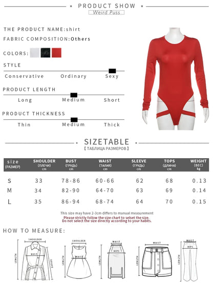 Body sexy de verano para mujer, con escote redondo, manga larga, ajustado, estilo vendaje, estilo club, con escote en V profundo