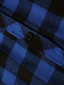 Camisa a cuadros con capucha de moda juvenil para hombre, camisa de manga larga ajustada, camisa informal de viaje para parejas, camisa deportiva para hombre, chaqueta