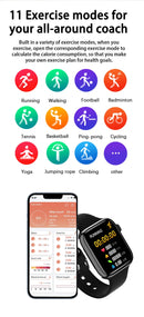 New Watch 10 Smart Watch Men Body Temperature BT Call NFC Always on Display GPS Sport Watches Women Smartwatch For Apple Android