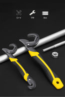 AIRAJ Universal Wrench Multifunctional Opening Wrench Adjustable Ratchet Spanner Hand Repair Tools