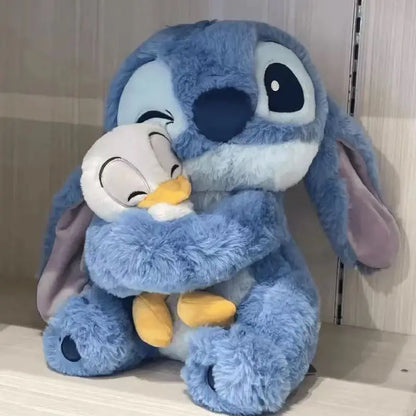 Muñeco de peluche Disney Stitch de 20 cm, Lilo y Stitch, bonito pato de peluche, regalo de cumpleaños para niños, juguetes kawaii.