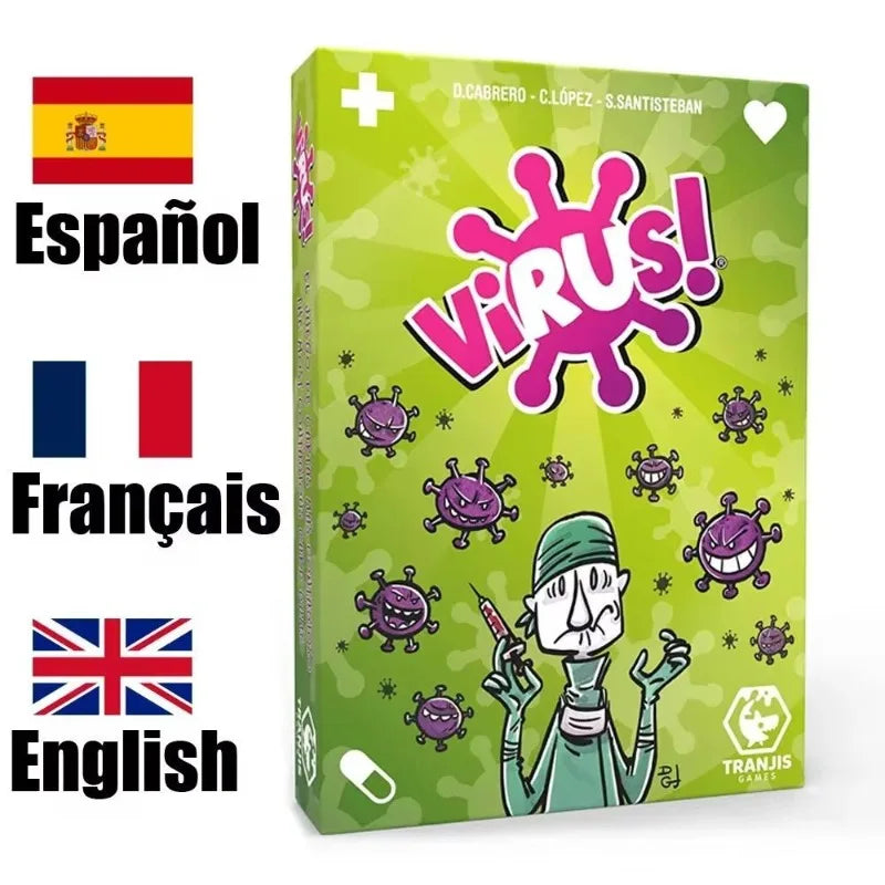 The latest Virus virus infection card interactive toys foreign version of the family gathering game spot. card games