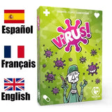 The latest Virus virus infection card interactive toys foreign version of the family gathering game spot. card games