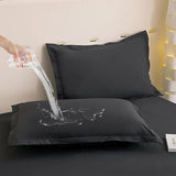 2pcs Waterproof Pillow Cases Decorative Cushion Cover Envelope Style Sleeping Body Pillowcase Standard Queen King Size