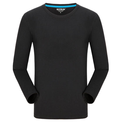 MRMT Brand New Men's T-Shirt 100% Cotton Tshirts Crew Neck Long Sleeve Men T Shirt Tops Tees for Male Pure Cotton Man Clothing