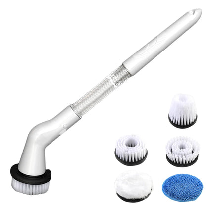 Cepillo de limpieza eléctrico 5 en 1, multifuncional, inalámbrico, giratorio, para baño, cocina, ventanas e inodoro.