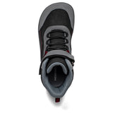 HOBIBEAR Kids Mid-Barefoot Shoes Big/Kid Wide Toe Box Zero Drop Artificial Leather Hook-Loop Outdoor Boots