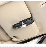 80-degree Rotating Multi-functional Car Eyeglass Storage Clip Bidirectional Automobile Eyeglass Clip Holder for Easy Access