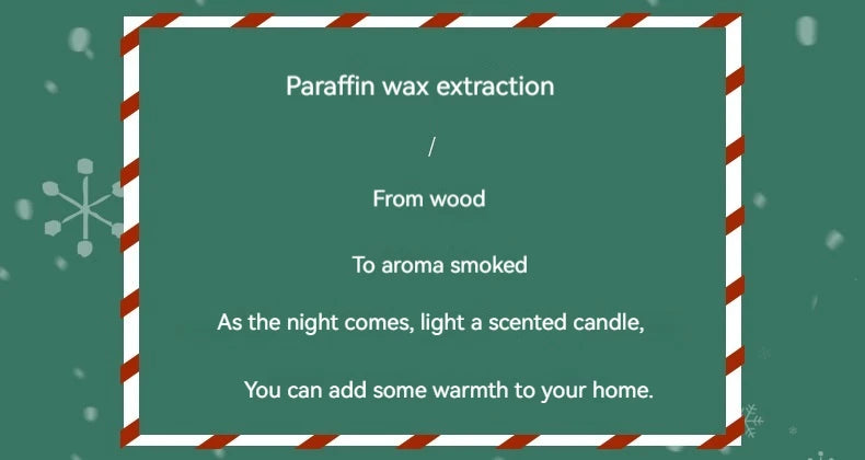 New Christmas Snowflake Aromatherapy Candle Hand-Made Romantic Atmosphere Creative Home Desktop Decorations With Gifts Ornaments