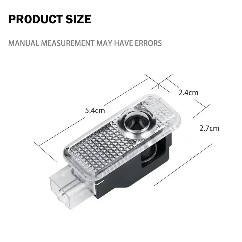 Audi A3 A4 B8 8P 8V A6 C7 A5 Q5 B7 B6 B9 SLINE QUTTRO RS Q3 Q7 S3 S4 S5 S6 S8 Car Door Welcome Light Led HD Projector Lamp