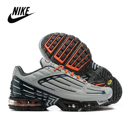 Nike TN Air Max Plus Frequency Pack Yellow Black Men Running Shoes Comfortable Sports Lightweight Sneakers AV7940-700 Original