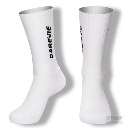 High DAREVIE Cycling Socks Aero Speed Sock Pro Sports For Men Anti-slip Breathable Athletic Moisture Control