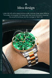OLEVS Watch Men Top Brand Luxury Gold Quartz Military Watches Waterproof Date Luminous Stainless Steel Chronograph Clock Reloj