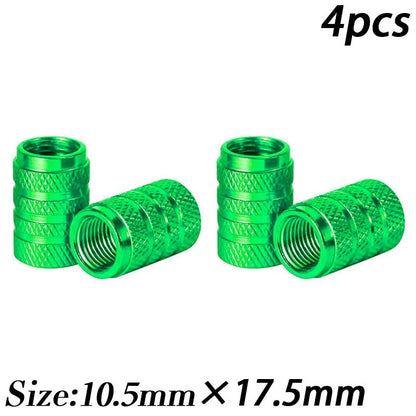 For Automobiles Motorcycles Trucks Bikes Aluminum Alloy Car Wheel Tire Valve Caps Tyre Rim Stem Covers Airdust Waterproof