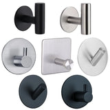 1 juego de accesorios de baño de acero inoxidable plateado, toallero, soporte para papel higiénico, gancho para barra de toalla, accesorios de baño