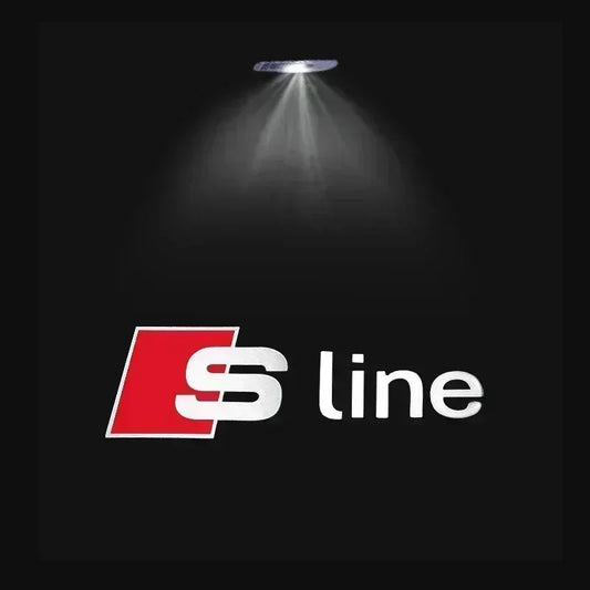 Audi A3 A4 B8 8P 8V A6 C7 A5 Q5 B7 B6 B9 SLINE QUATTRO RS Q3 Q7 S3 S4 S5 S6 S8 Car Door Welcome Light LED HD Projector Lamp