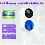 Wall-mounted Toothbrush Holder, Intelligent Sterilizer & Dryer, Fits Most Walls, Automatic Disinfection For Toothbrushes.