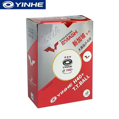 Original Yinhe WTT Ping Pong Balls 2024 Singapore Grand Slam Table Tennis Balls Seam H40+ ABS New Materials Ping Pong Balls