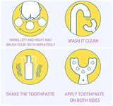 Baby Toothbrush Children 360 Degree U-shaped Child Toothbrush Teethers Baby Tooth Brush Silicone Kids Teeth Oral Care Cleaning