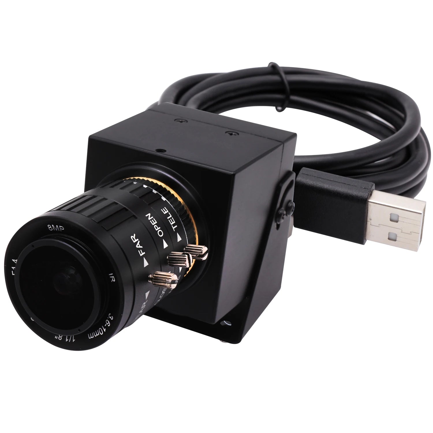 ELP 4K HDMI Camera H.264 Video Conference USB Camera with 2.8-12mm Manual Zoom Lens IMX415 Industrial CCTV Camera for Windows