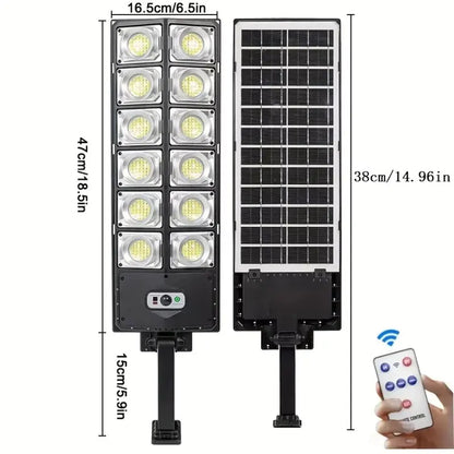 7700LM Solar Led Light Outdoor Most Powerful Outdor Solar Lamp 720 LED 3Mode Remote Control Waterproof Light Garden Street Lamp