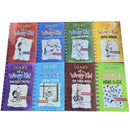 8 Books/set 1-8/9-16 English Diary of A Wimpy Kid Comic Novel Storybook Children Reading Literature Gift