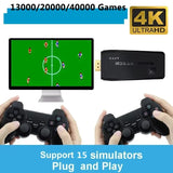 Consola de videojuegos M8 4K con 20.000 juegos integrados, mando inalámbrico, retro, portátil, para PS1, envío directo