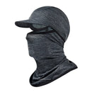 Gorro con capucha y protector solar para la cara, protección UV, de seda fría, para hombres y mujeres, ciclismo, escalada, correr, protector solar, capota de montar
