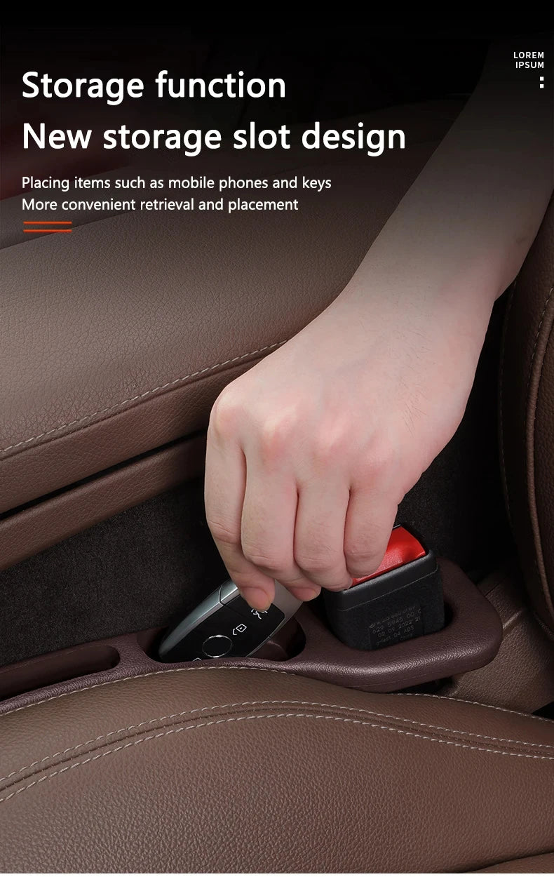 2pcs Car Seat Gap Filler Organizer Waterproof Car Seat Gap Plug Strip with 2 Grooves Seat Gap Storage Auto Interior Accessories
