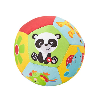 Baby Toys 0 12 Months Rotating Rattle Ball Grasping Activity Baby Development Toy Silicone Teether Sensory Toys for Babies Gifts