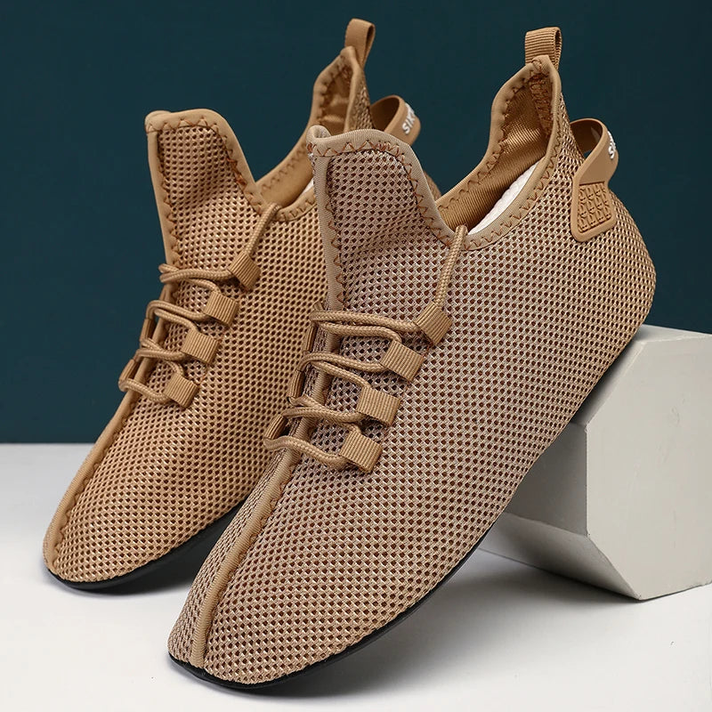 MAEDEF Mens Casual Shoes High Quality Lightweight Running Shoes Man Sneakers Lace Up Flats Shoes Male Outdoor Sports Tennis Shoe