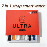 7 in 1 Strap Smart Watch Support Magnetic Charging Bluetooth Calling Health & Fitness Tra DIY Watch Faces for men women