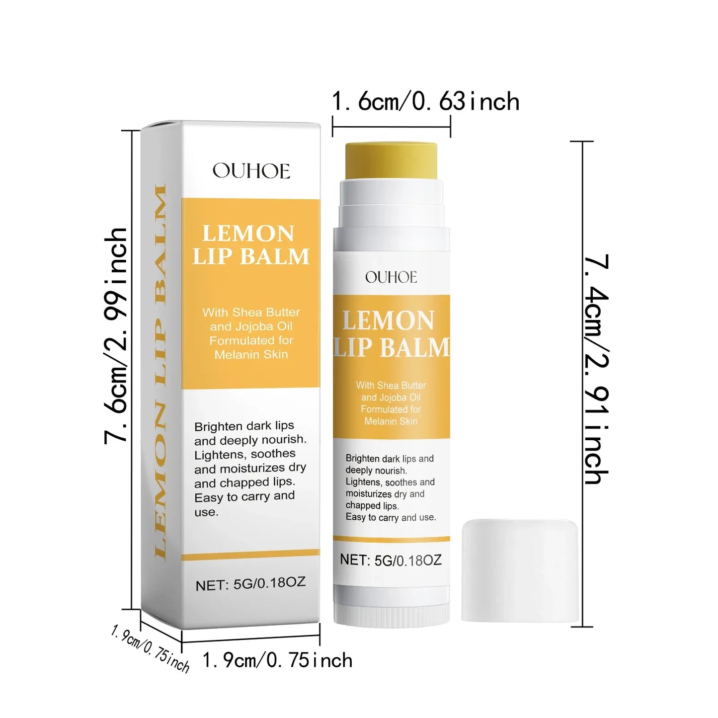 Remove Dark Lip Balm Lip Gloss Lighten Melanin Exfoliating Gloss Oil Moisturizing Lip Care Lipstick Korean Makeup Health Product