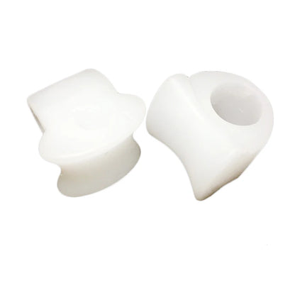 2pcs Soft Silicone Gel Toe Separator Hallux Valgus Bunion Spacers 0verlapping Toes Thumb Corrector Foot Care Tool C1587 2pcs So