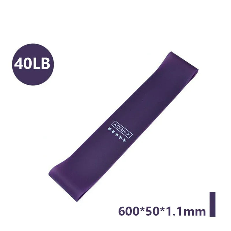 Equipo de entrenamiento de Fitness portátil, bandas de resistencia de goma para Yoga, gimnasio, goma elástica, fuerza, Pilates, Crossfit, deportes de peso para mujeres