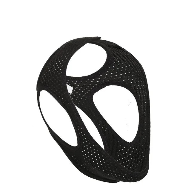 Cinturón de neopreno antirronquidos para la barbilla, solución antiapnea para la mandíbula, soporte para dormir, herramienta ajustable para el cuidado del sueño, nuevo 