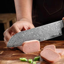 Santoku Knife Damascus Knife Vg-10 Sharp Steel Blade Professional Japanese Kitchen Knives 7.0inch Kitchen Knives & Accessories