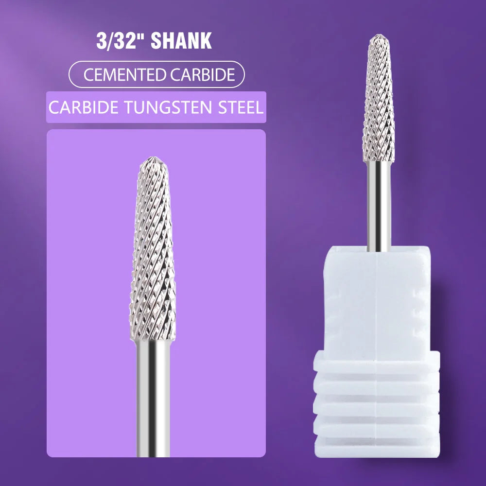 1pc Nail Drill Bit Rotate Burr Milling Nail Cutter Bits Electric Drill Machine For Manicure Pedicure Tools