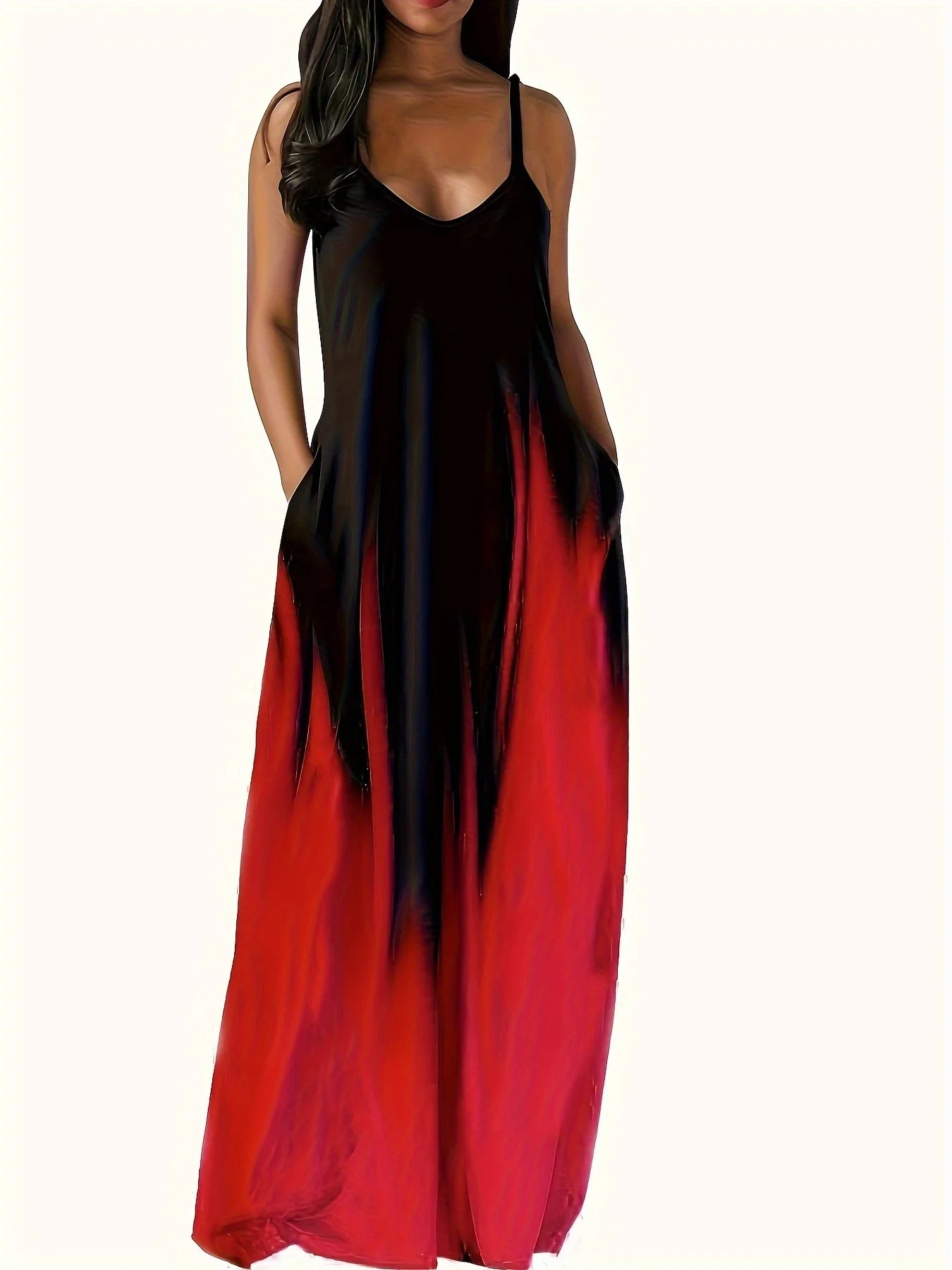 Vestido camisola largo de estilo fresco de verano, moda abstracta, vestido estampado de temperamento callejero, talla grande 