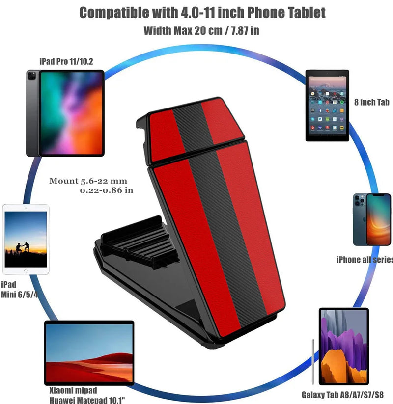 Soporte para tableta en el tablero del automóvil para teléfono celular de 4 a 10 pulgadas, soporte para tableta Xiaomi, Samsung Galaxy, iPad, soporte para automóvil