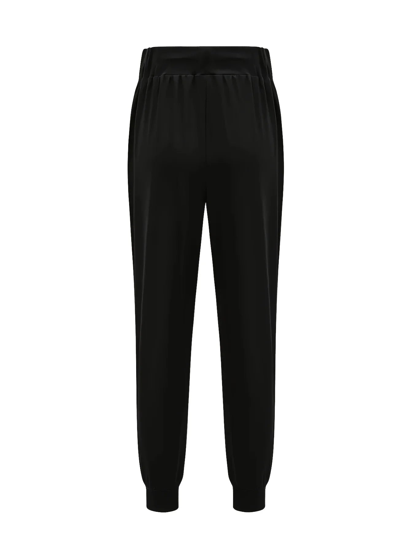 Plus size European and American cross-border  autumn and winter new casual solid color pocket leggings