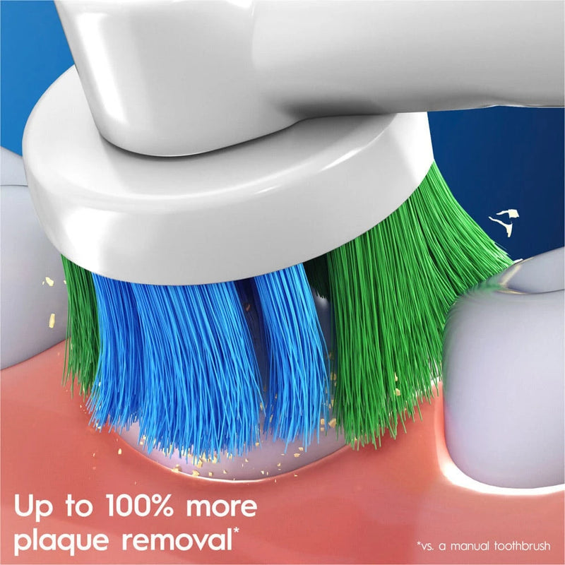 Oral B Rotation Electric Toothbrush DB5010 AA Battery 9600 Rpm Cross Action Cleaning Teeth Tooth Brush with Brush Refills