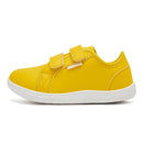 HOBIBEAR Boys Girls Barefoot Shoes Kids Wide Toe Minimalist Sneakers Lightweight Hook Loop Artificial Leather Shoes