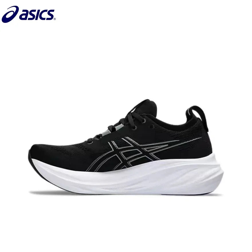 Zapatillas de running originales Asics Nimbus 26 para hombre, de caña baja, con amortiguación, para exteriores, antideslizantes y transpirables.