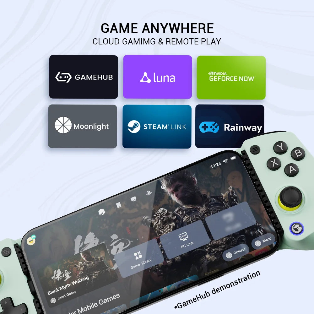 GameSir X5 Lite Mobile Phone Gamepads for iPhone 16 15 Series iPad Mini Android Tablet Controller Hall Effect Joysticks Design