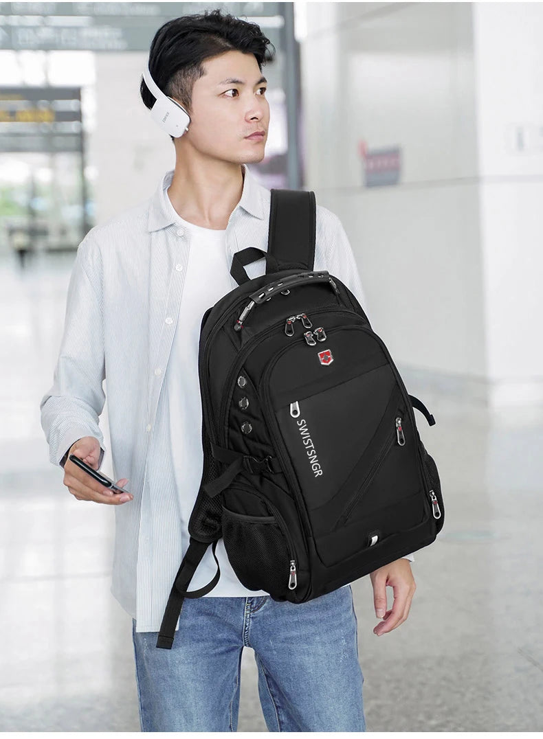 Mochila impermeable para portátil de 17/20 pulgadas 2025, mochila de viaje para hombre y mujer, mochila Oxford, mochila escolar moderna para hombre