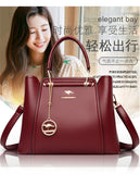 2024 Luxury Women Designer 3 Layers Shoulder Crossbody Bag Ladies Large Capacity Leather Handbags Shopper Brand Messenger Totes